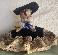 BAMBOLA IN PORCELLANA CAPODIMONTE VINTAGE ,ANGELA,CON GARANZIA