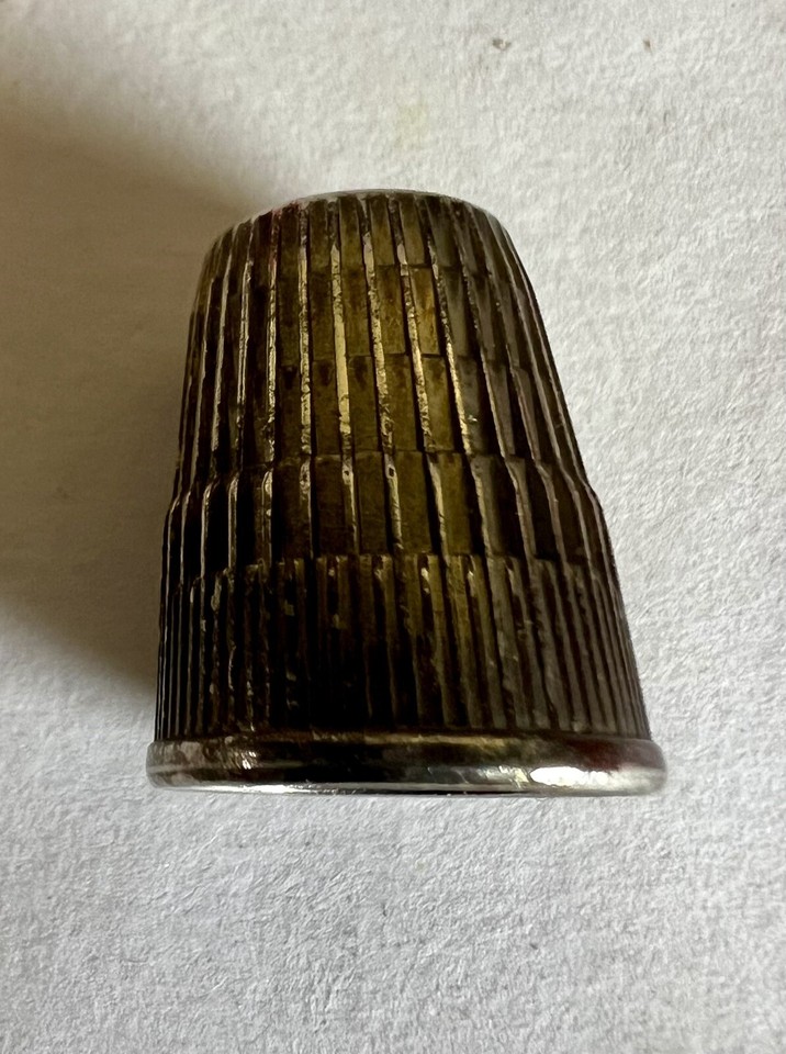 Vtg Thimble Germany 8 Red Tomato Pin Cushion Strawberry Sharpener