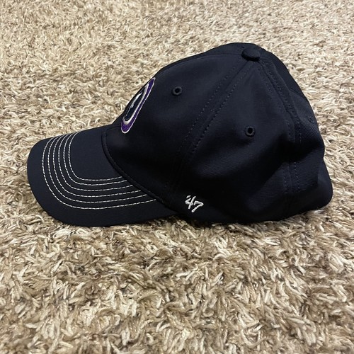 NBA Logoman Hat ‘47 Brand Stretch Fitted Blue Maybe Toronto Raptors All Star Hat - Picture 3 of 12