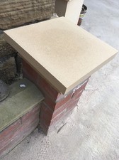 Cast stone Flat caps 1 brick pillar 225mm X 225mm