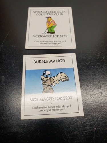 2001 Hasbro Simpsons Monopoly Replacement Parts - Parker Brothers - Picture 61 of 63