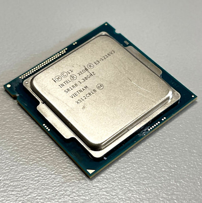 Intel Xeon E3-1226 v3 Quad Core CPU 3.30 GHz 8MB SR1R0 Socket 1150 Processor