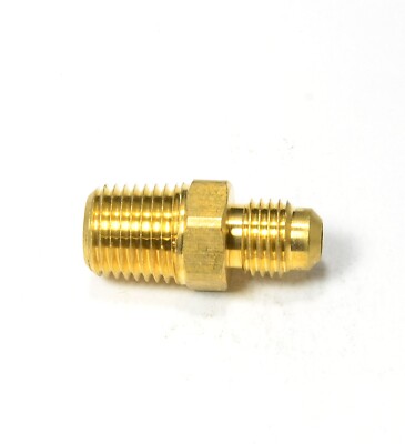 1/4 Male flare Sae 45 to 1/4 Male Npt Straight Adapter Fitting LNG Gas Propane