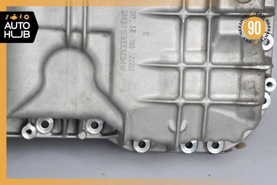 05-11 Mercedes W211 E350 CLK350 cárter de óleo superior do motor defletor panela 2720142102 fabricante de equipamento original - Imagem 4 de 4