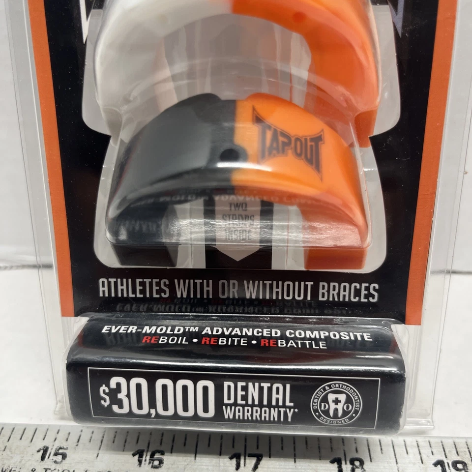 Protetores bucais Tapout - Tamanho adulto - 2 protetores e 2 alças - Imagem 2 de 4