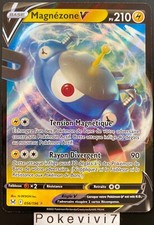 Carte Pokemon MAGNEZONE 056/196 V Ultra Rare Epée et Bouclier 11 EB11 FR NEUF