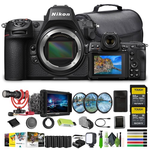 Nikon Z8 Professional Full Frame Mirrorless 8K Hybrid FX Camera Bundle