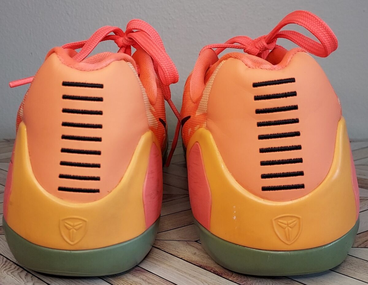 Nike Kobe Bright Peach Mango Orange 646701 Men's Size 8.5