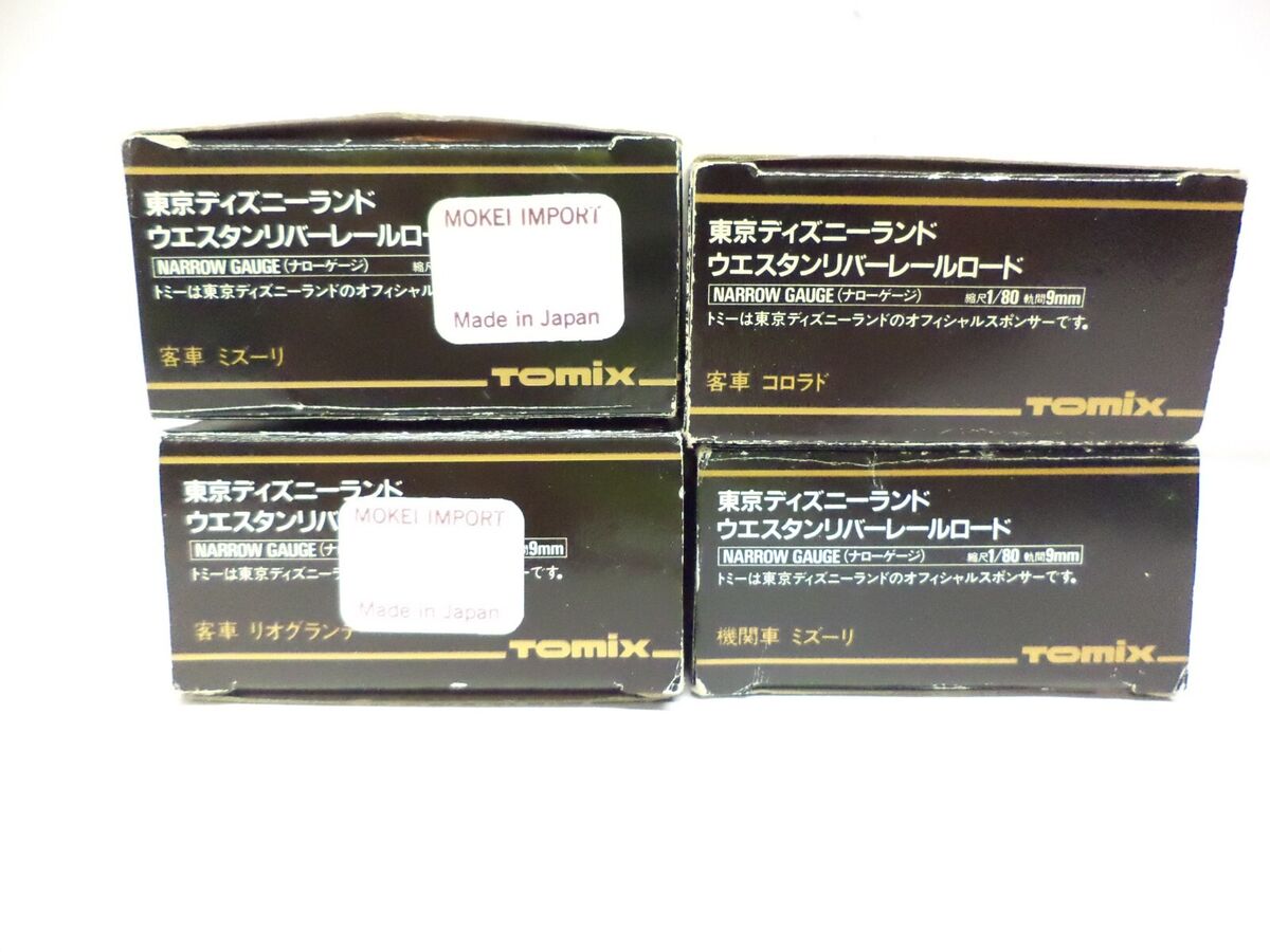 Tomix HOn3 Disney Tokyo Western River Railroad passenger set Tomix HOn3 Disney Tokyo Western River Railroad passenger set