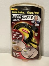 Turbo Cleaner Sink Snake Dredger Unclog Drain Hair Fixed Brush Removal Tool