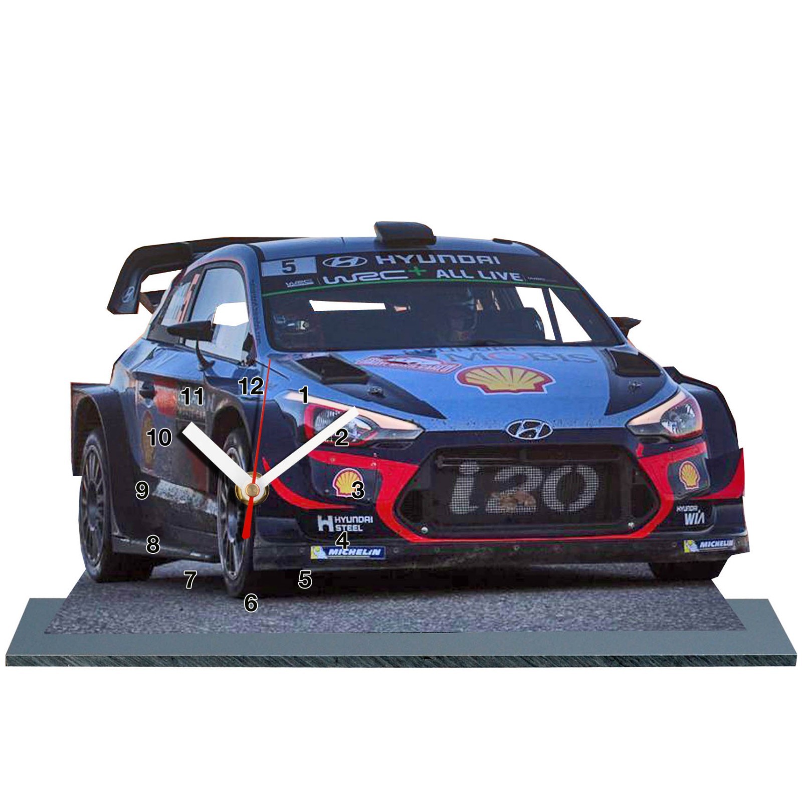 Montre miniature Ford WRC Neuville collection Rallye Monte Carlo boitier acier