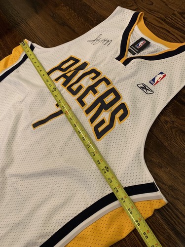 JERMAINE O'NEAL SIGNED INDIANA PACERS JERSEY 3XL Men’s Sewn Reebok - Picture 7 of 10