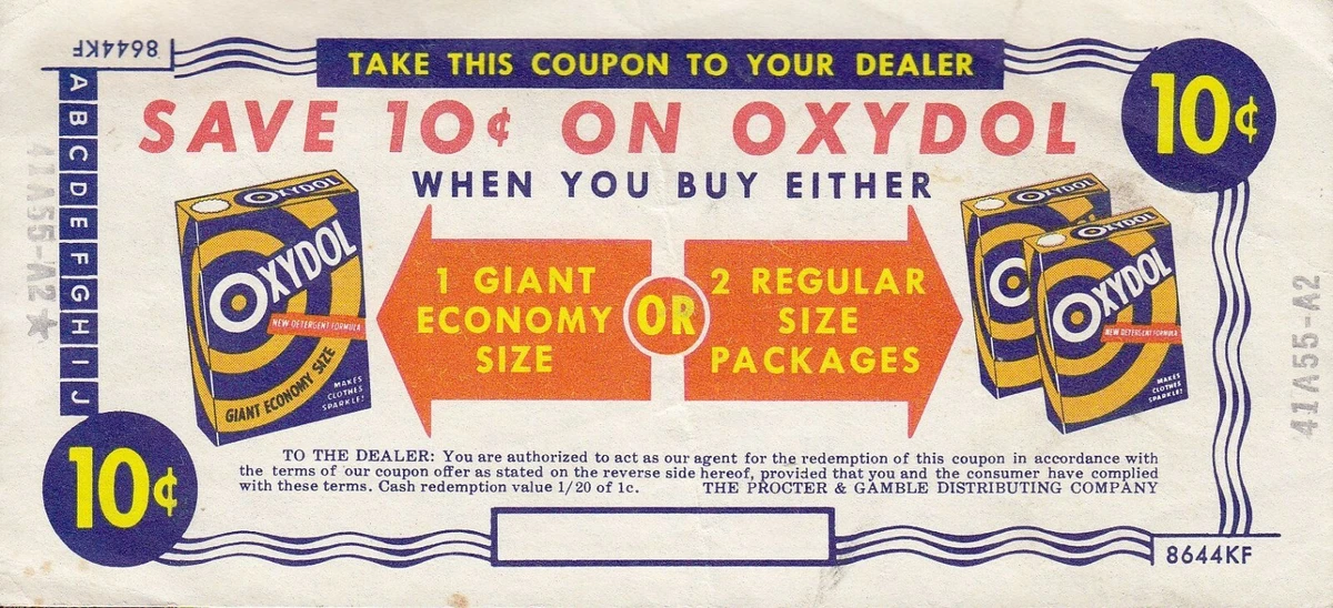 Vintage NOS Oxydol Laundry Detergent Box Advertising Box