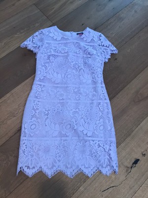 vince camuto floral lace shift dress