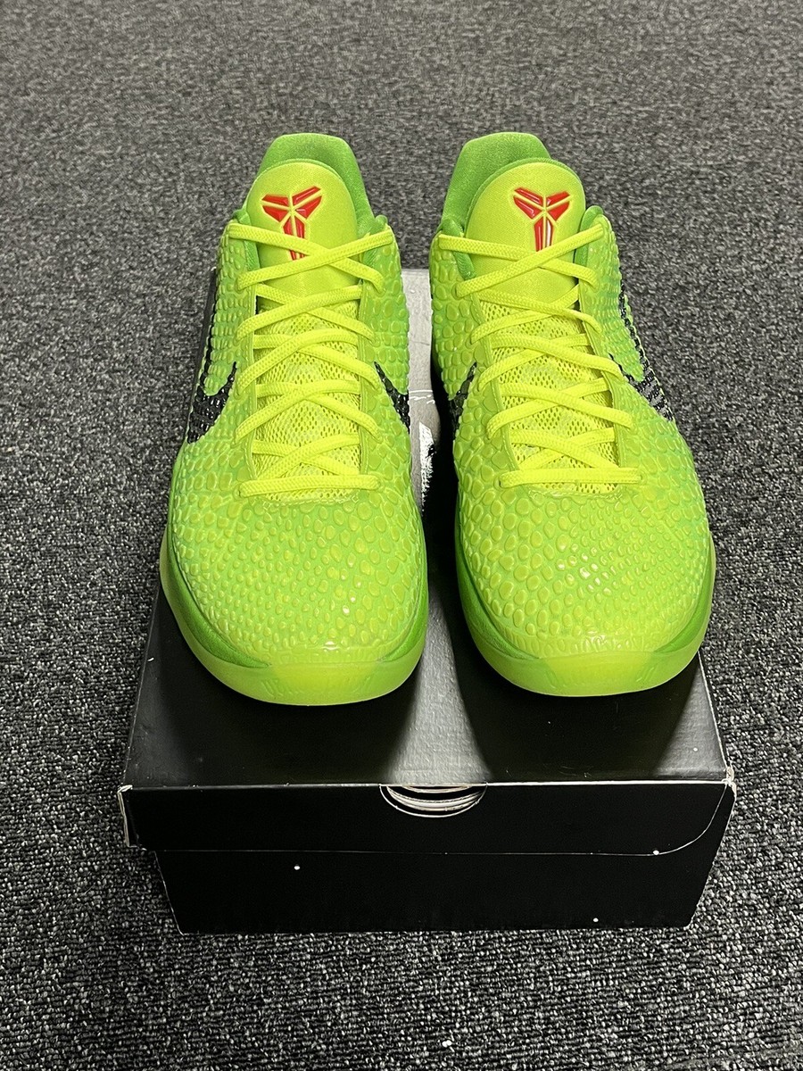 Nike Zoom Kobe 6 Protro Low Grinch (CW2190-300) Size 11
