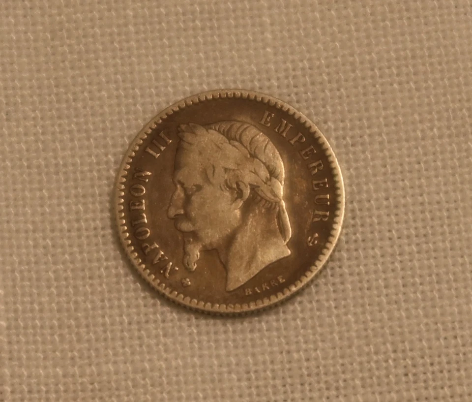 1864 50 céntimos imperio franco Foto 2 de 4