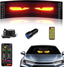 Flexible Devil Eyes Light Windshield,LED Sign Car,LED Digital Panel W/