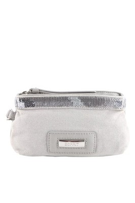 ESPRIT Minitasche Klein Damen Tasche hellgrau-silberfarben Casual-Look