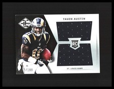2013 Tavon Austin Rookie Card Patch - Panini Limited #35 /199 LA Rams . rookie card picture