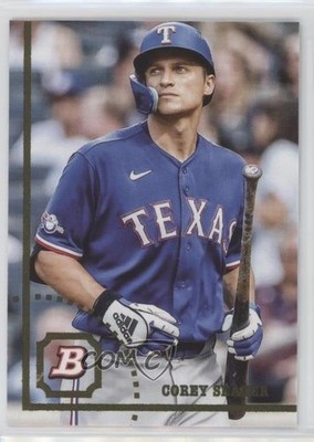 2022 Bowman Heritage Image Swap Variation Corey Seager #55 0y9e