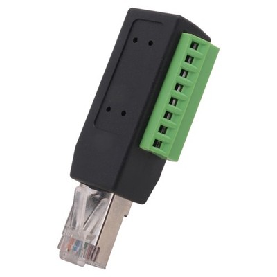 RJ45 Schraubklemmen-Steckverbinder RJ45 Lötfrei für Ethernet Cat5 / 6 / 7 A8754