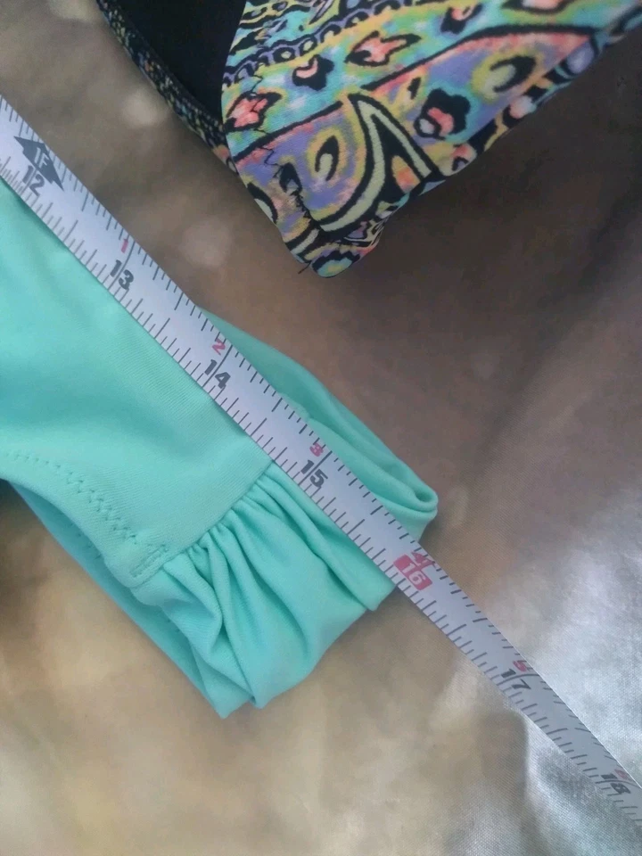 Victoria's Secret бикини 34DD флирт бандо без бретелек средний зеленый низ VS - Изображение 4 из 4