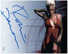 Rosario Dawson Signed Autographed 8x10 Photo Hot Sexy ACOA