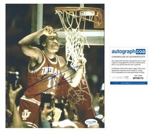 Isiah Thomas AUTOGRAPH Signed Indiana Hoosiers Basketball Champs 8x10 Photo ACOA