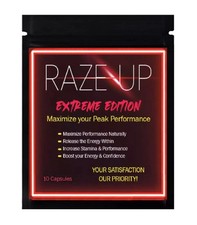 Raze Up Extreme Edition Male Enhancement Pills EXTREME PERFORMANCE 10caps