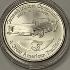 GM - 1 OZ - SILVER ROUND / 1957 PONTIAC BONNEVILLE - 99.9% SILVER