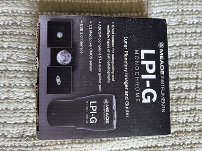 Meade LPI-G Monochrome Lunar Planetary Imager and Guider USB 2.0, 1.2MP, ST-4