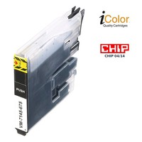 Icolor Tintenpatrone FüR Brother (Ersetzt LC985), Black
