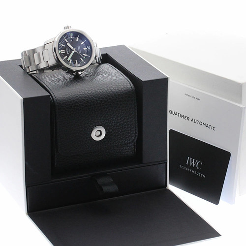 IWC SCHAFFHAUSEN Aquatimer IW328803 Automatic 44mm Box Papers Black Men's Watch