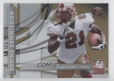 2009 Donruss Elite Zoning Commission Gold 581/899 Frank Gore #22 0j0