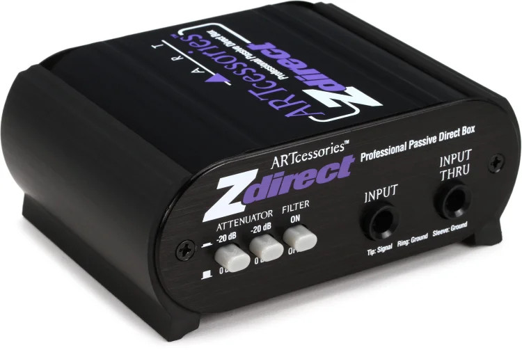 ART Zdirect 1-channel Passive Instrument Direct Box 6390₽