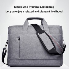 15 Inch Laptop Shoulder Bag Multifunctional Computer Briefcase Messenger YESD