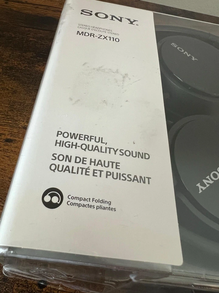 Sony MDR-ZX110 Stereo Headphones Headset Black - Image 2 of 4