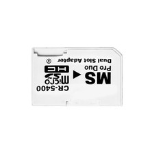 Dual Micro SD TF To Memory Stick MS Pro Duo PSP Card 2 Slot Adapter Converter d