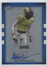 2018 Leaf Metal US Army All-American Bowl 37/50 Isaac Taylor-Stuart Auto u0h