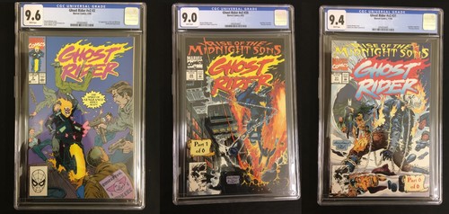 Ghost Rider #2 CGC 9.6 #28 CGC 9.0 #31 CGC 9.4 (1990 1992) ALL KEY Midnight Sons