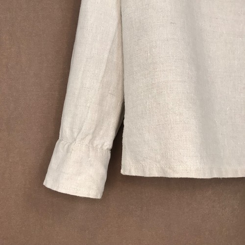 Thomas Farthing Heavyweight Linen Overshirt Beige Size M RRP £265 - Picture 5 of 15