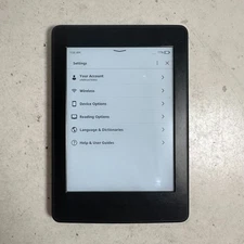 Amazon Kindle Paperwhite 7th Gen Black Handheld Wi-Fi eBook Reader - FLAWED