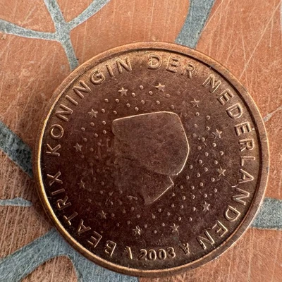 2-Euro Cent Niederlande 2003 Umlaufmünze Kursmünze Sammelmünze Gedenkmünze - Bild 1 von 4