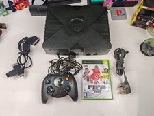 Original Xbox Console Bundle Controller, All Cables And Game