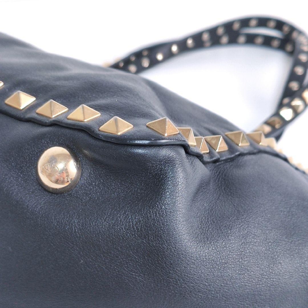 Valentino Garavani Black 2Way Shoulder Bag with Studs, Excellent Used Condition thumbnail 9