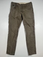 Kuhl Pants Mens 32x32 Brown Canvas Straight Vintage Patina Dye Outdoor Casual