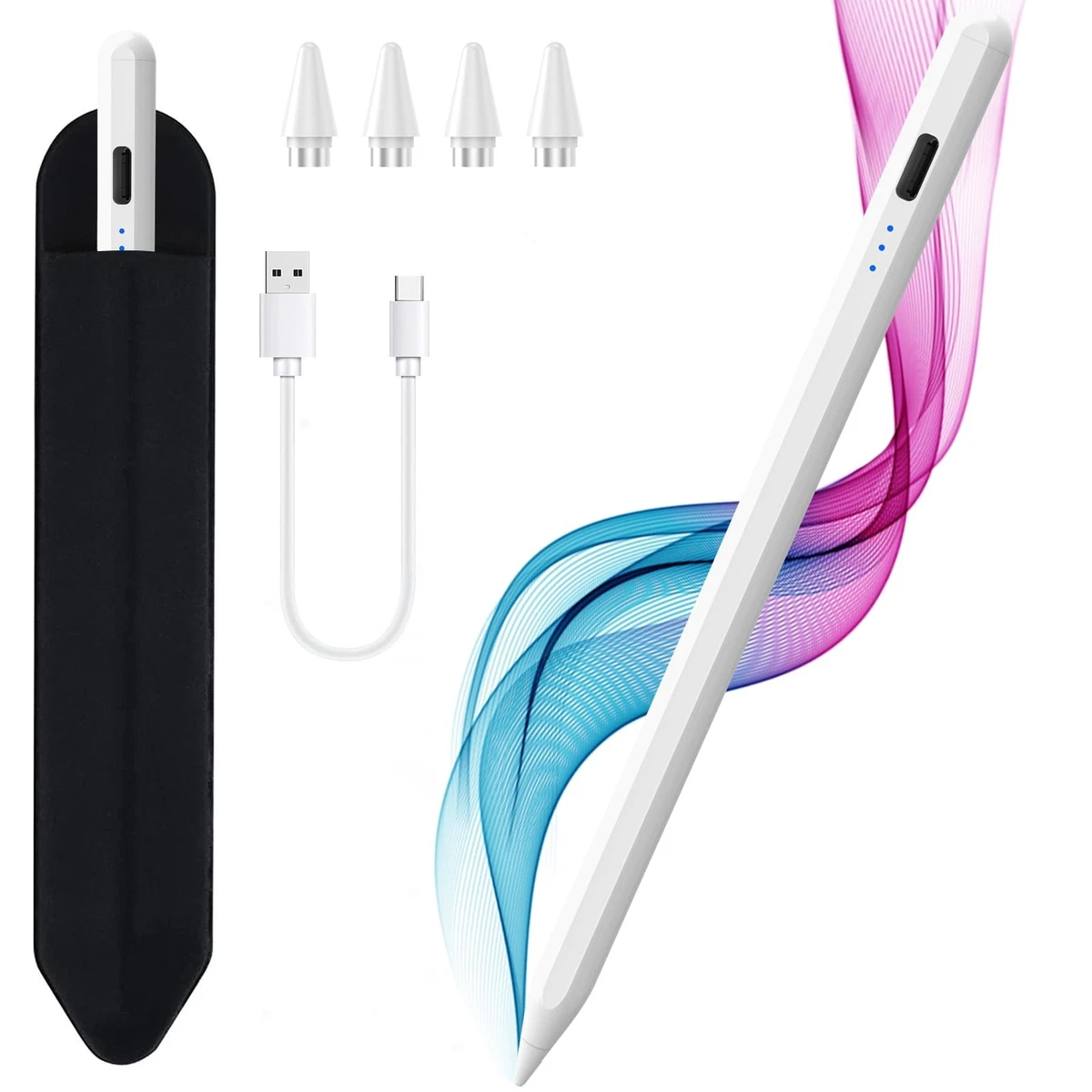 Stylus Pen Fast Charge Tilt Sensitivity High Precision Magnetic no spare tips