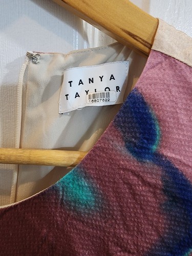 Tanya Taylor Cool Rose Christine Dress Pit To Pit 17 In., Small Blemish See Pics - Picture 7 of 11