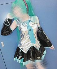 Hatsune Miku Vocaloid Cosplay Costume with Socks Brand Japan