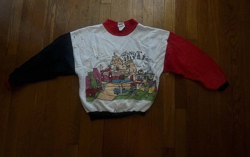 Vintage RARE Pee-Wee Herman’s PlayHouse Kids Sweater 1980s Medium